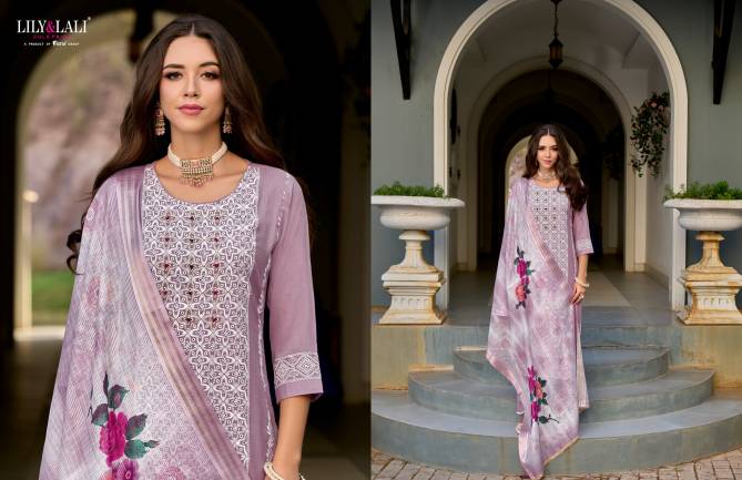 Cotton Carnival By Lily And Lali schiffli Work Cambric Cotton Readymade Suits Wholesale Shop In Surat